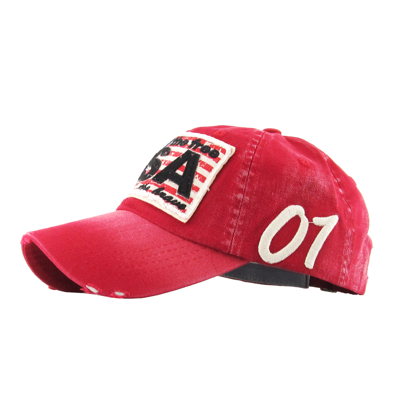 USA FLAG VINTAGE BALL CAP - Image 3