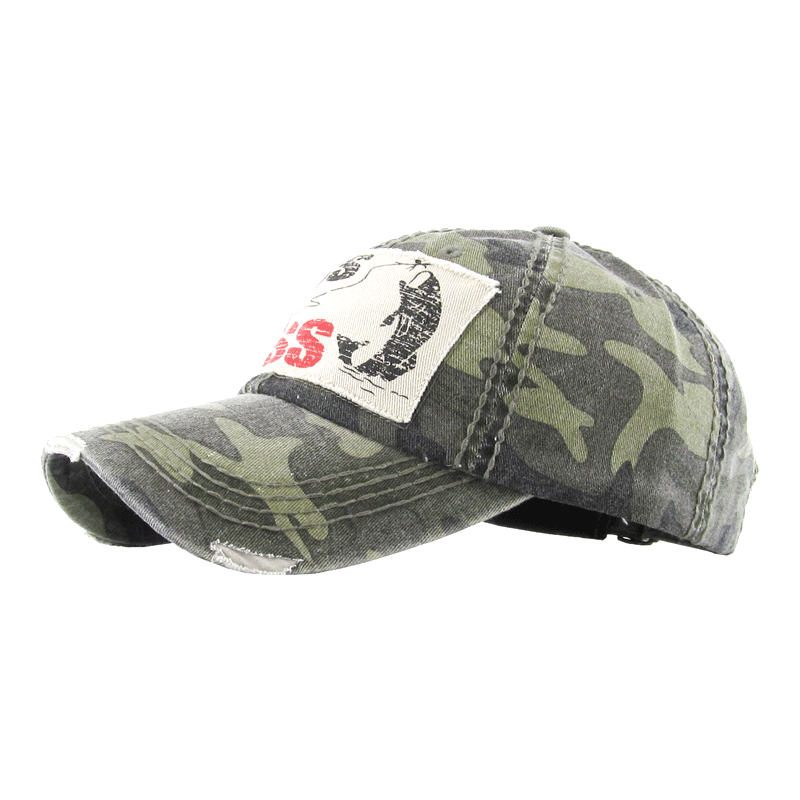 "KISS MY BASS" VINTAGE BALL CAP - Image 2