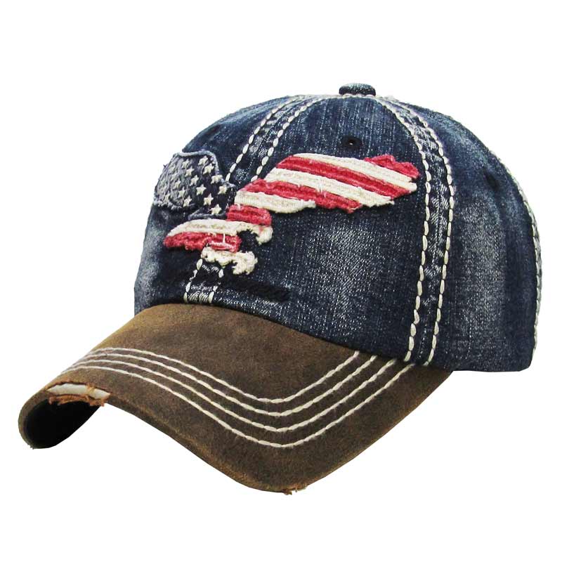 EAGLE FLAG Washed Cotton Vintage Ballcap