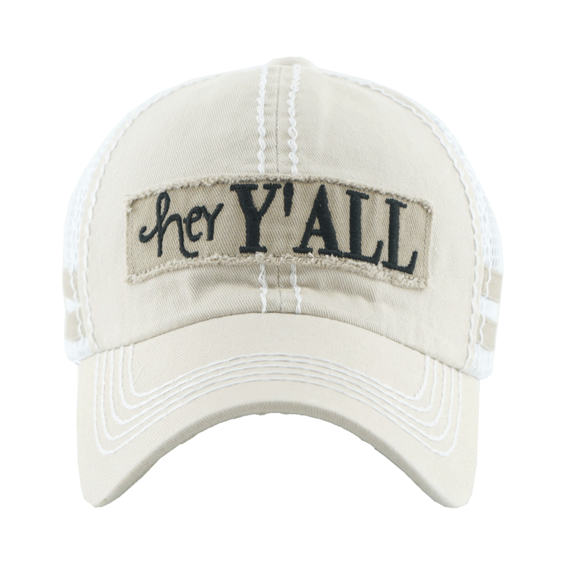 Hey,Y'all Vintage Mesh Ballcap - Image 2