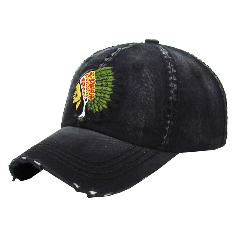 Indian Style Washed Cotton Vintage Ball Cap
