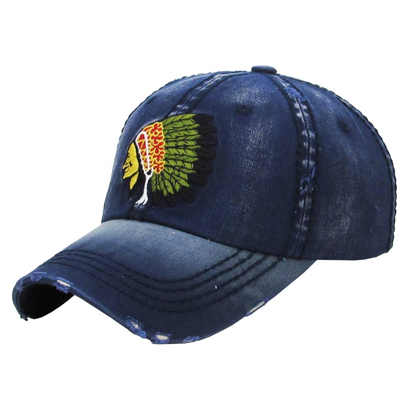 Indian Style Washed Cotton Vintage Ball Cap