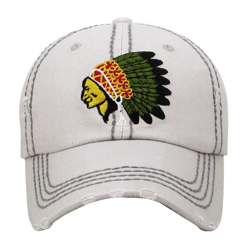 Indian Style Washed Cotton Vintage Ball Cap - Image 2
