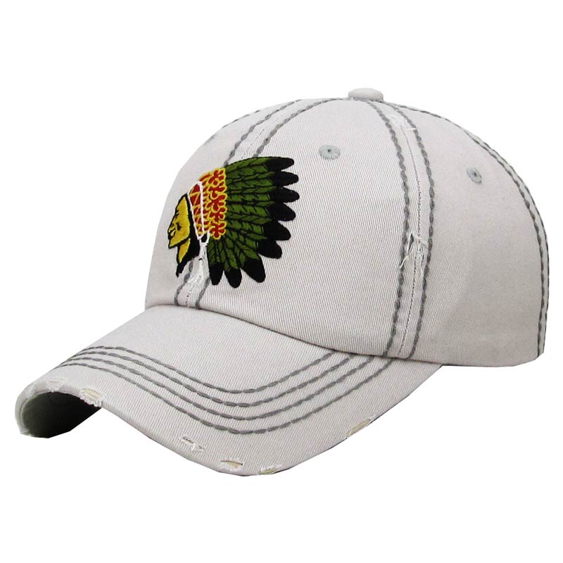 Indian Style Washed Cotton Vintage Ball Cap
