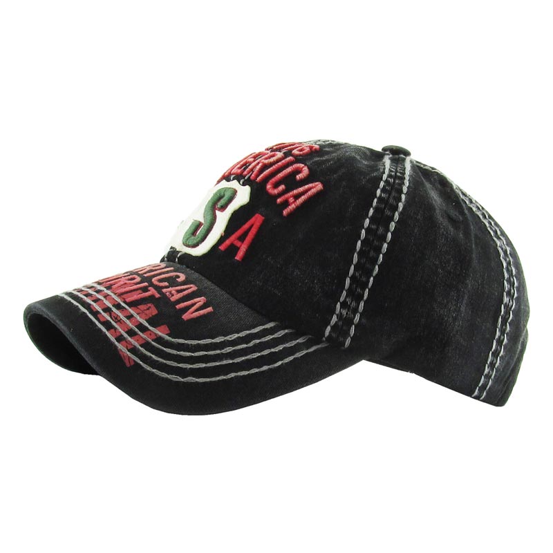 America, USA Vintage Ball Cap - Image 3