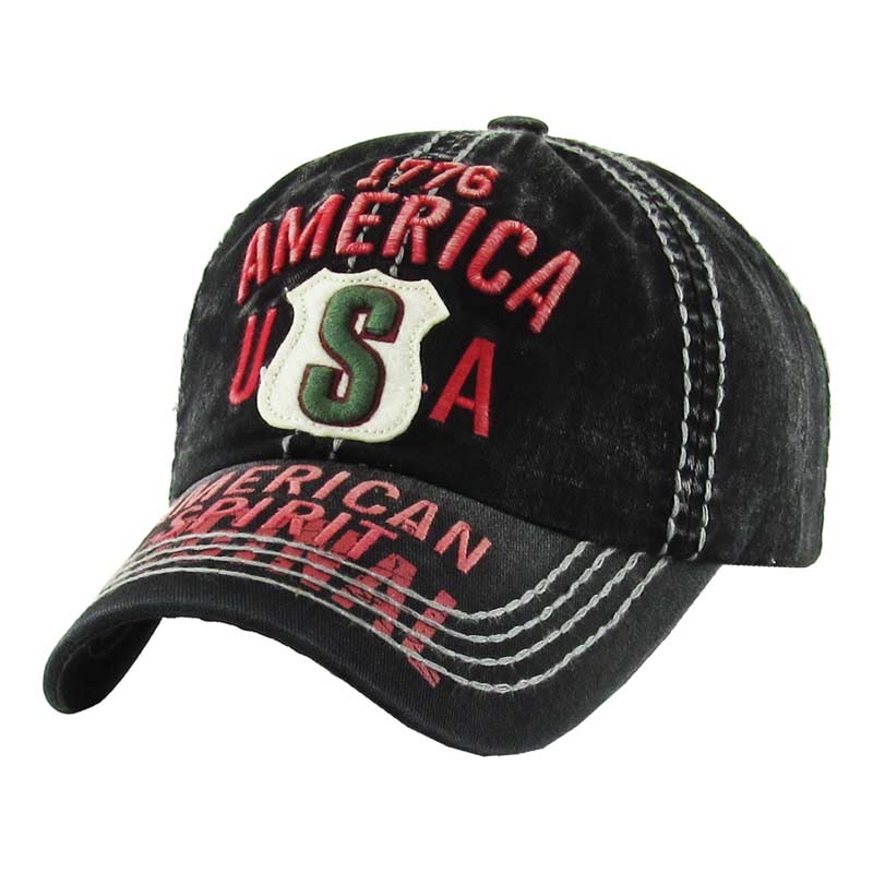 America, USA Vintage Ball Cap - Image 2