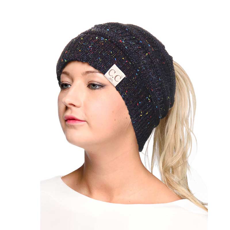 C.C Confetti Cotton Beanietail Hat - Image 2