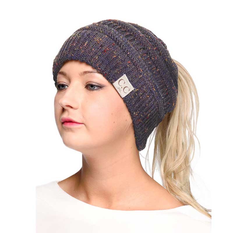 C.C Confetti Cotton Beanietail Hat - Image 2