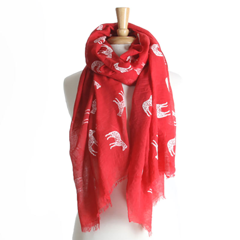 Zebra Embossed Scarf