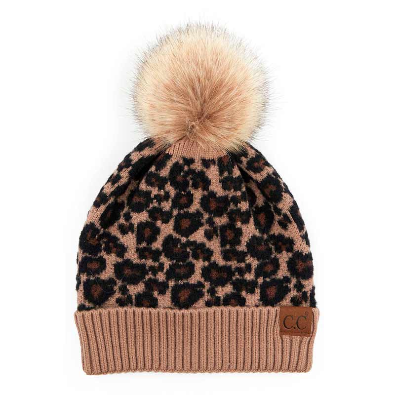 C.C Animal Print Beanie