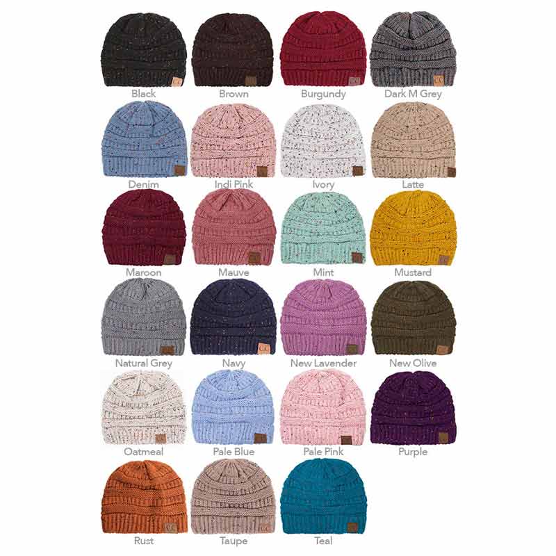 C.C Women's Confetti Soft Knit Beanie Cap - Image 3