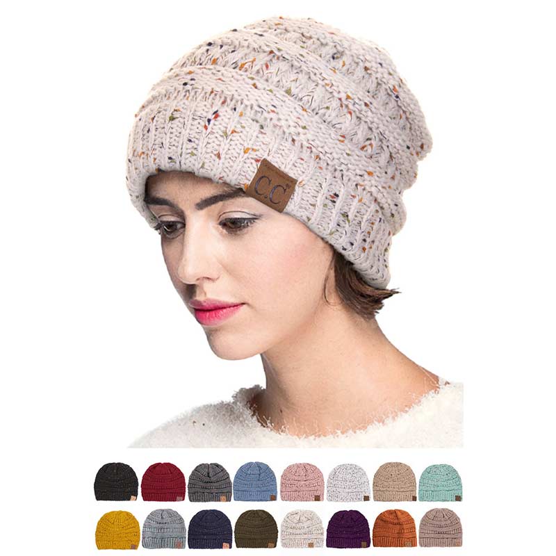 C.C Women's Confetti Soft Knit Beanie Cap - Image 2