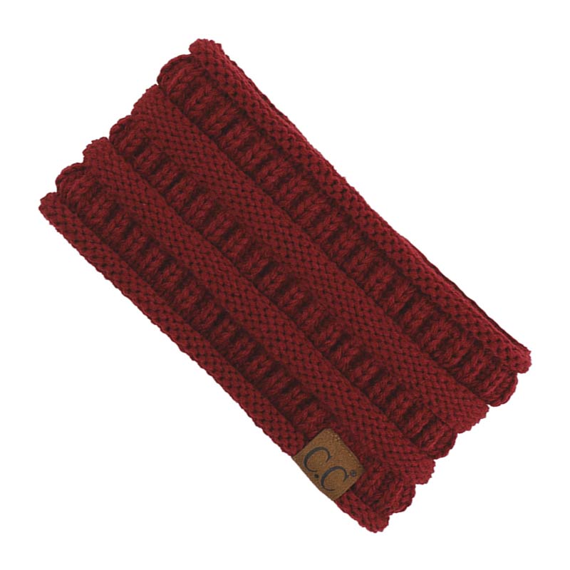 C.C Solid Ribbed Ponytail Headband