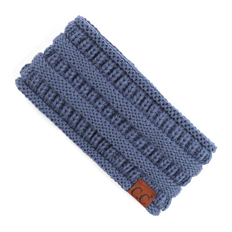 C.C Solid Ribbed Ponytail Headband