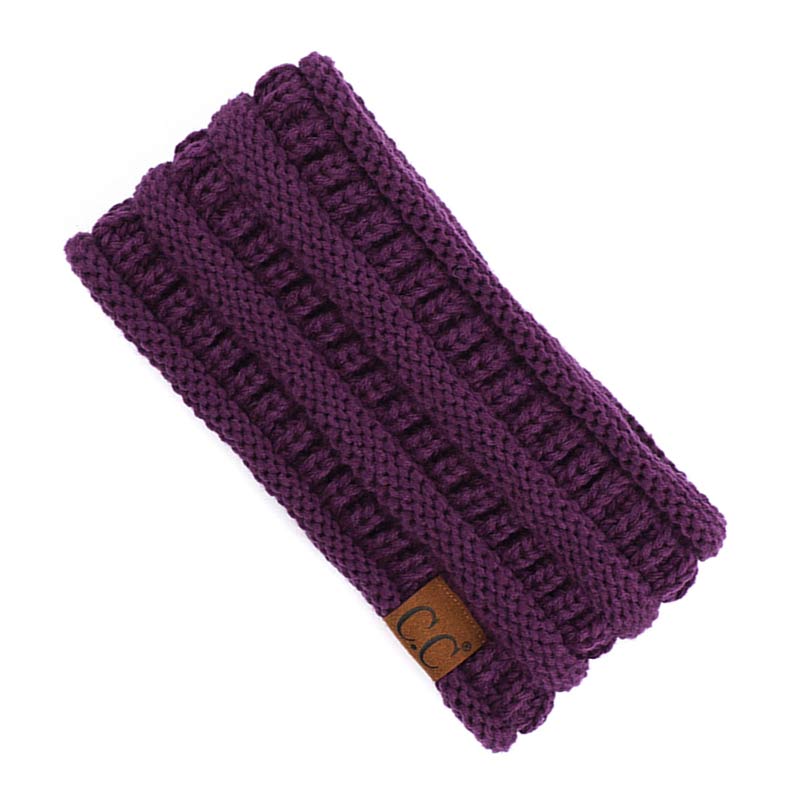 C.C Solid Ribbed Ponytail Headband