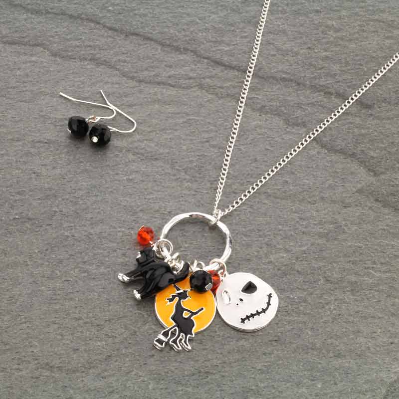 Halloween Theme Necklace Set