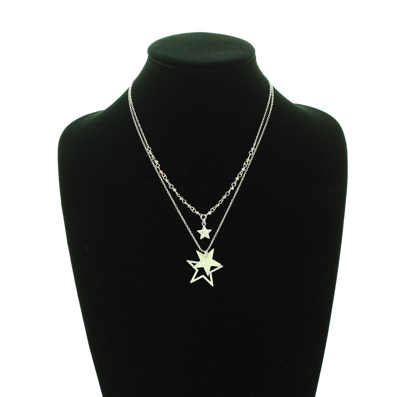 JJ Layered Fashion Necklace - Image 2