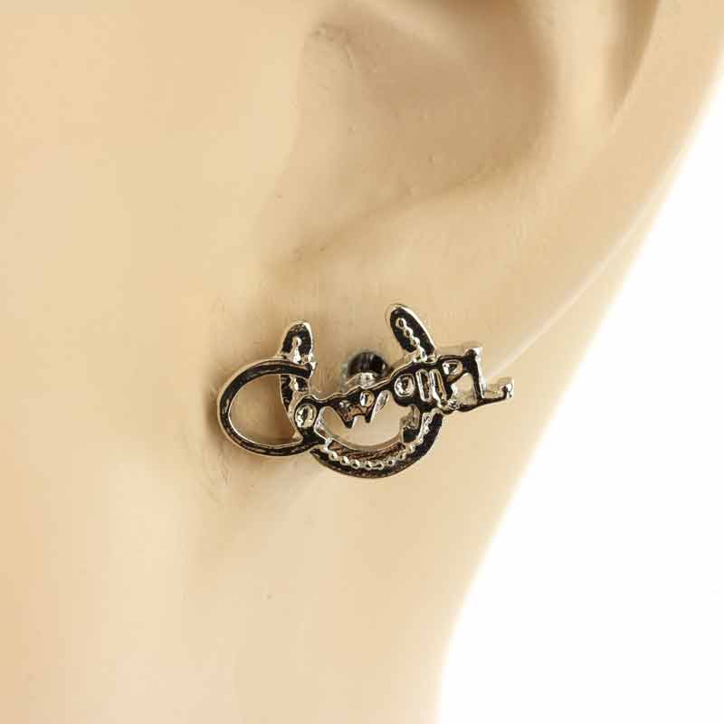 Horseshoe Cow Girl Earrings - Image 2