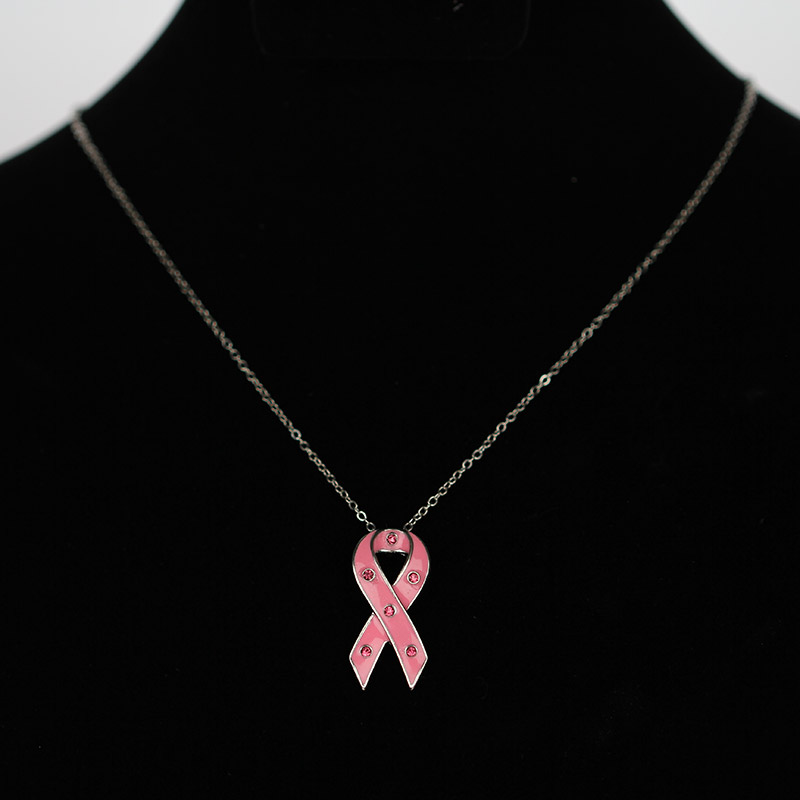 Breast Cancer Pendant Necklace