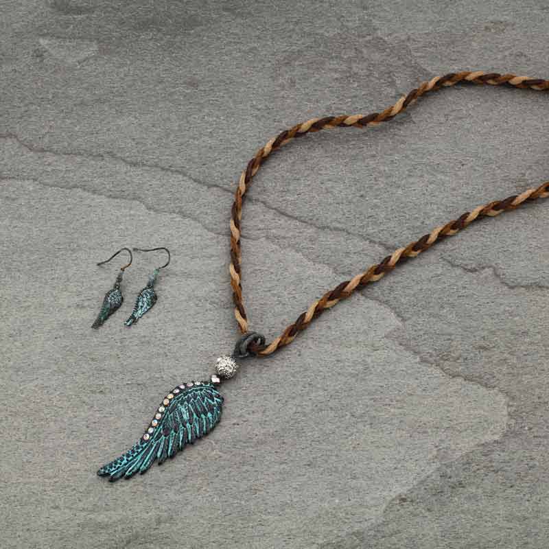 Western Style with Tassel Necklace Set