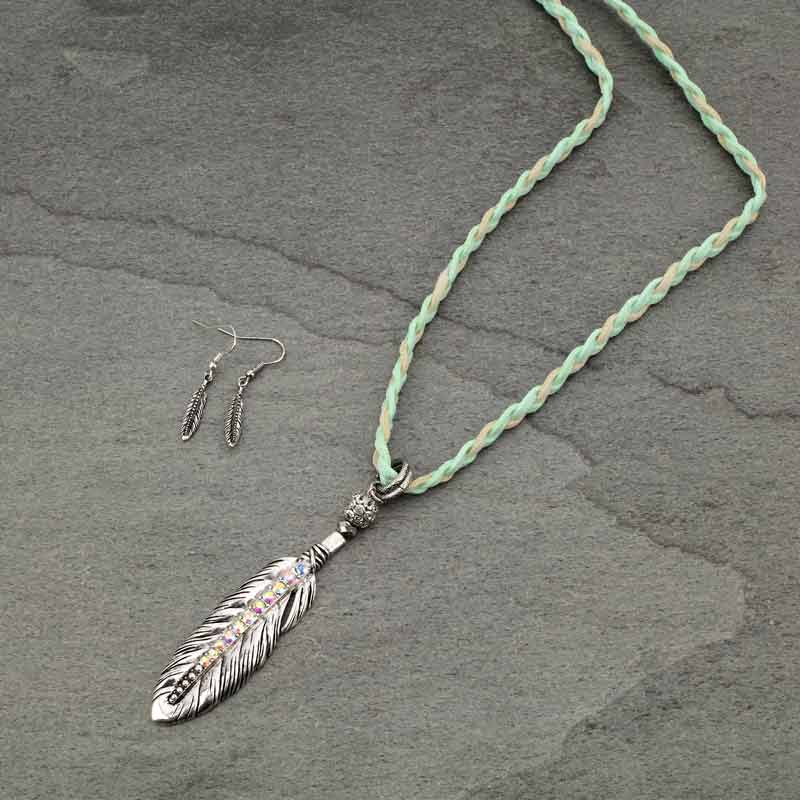 Western Style with Tassel Necklace Set