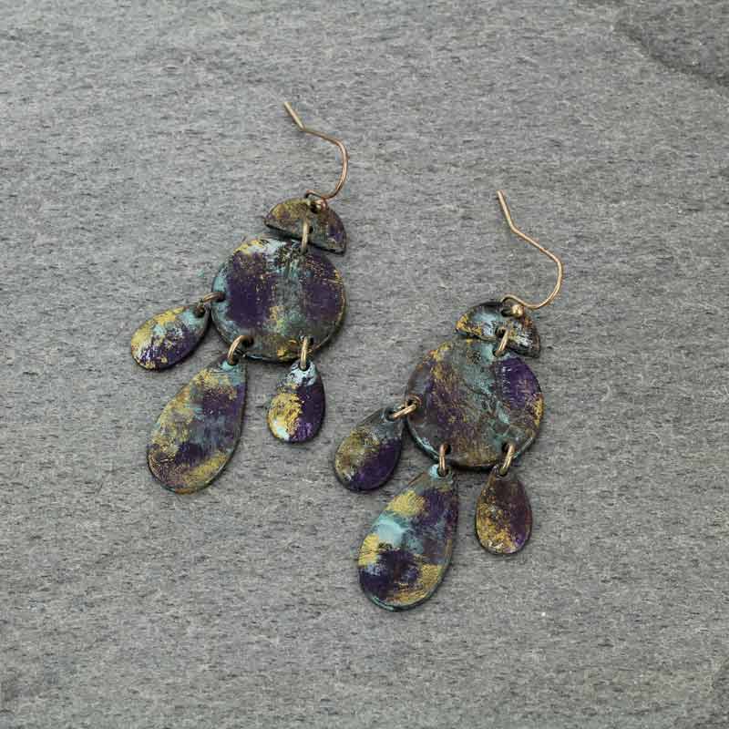 Western Teardrop Fish Hook Earrings