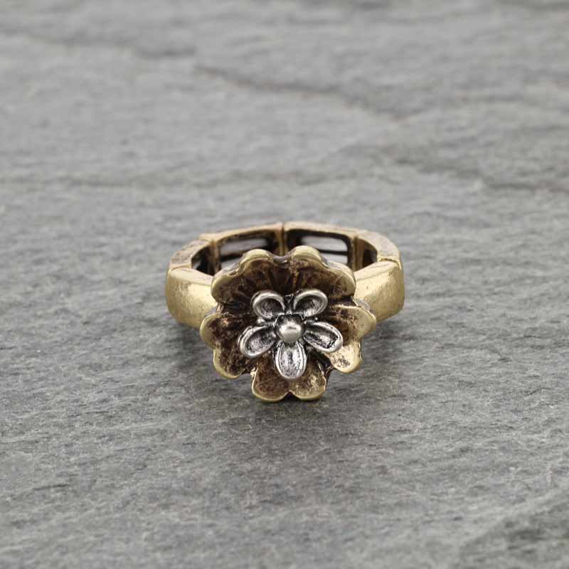 Flower Stretch Ring