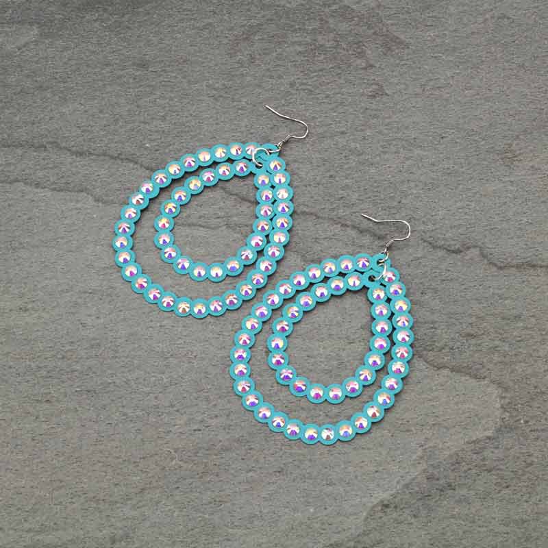 Teardrop Fish Hook Earrings