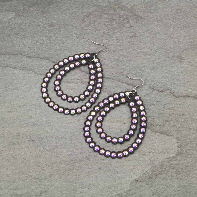 Teardrop Fish Hook Earrings