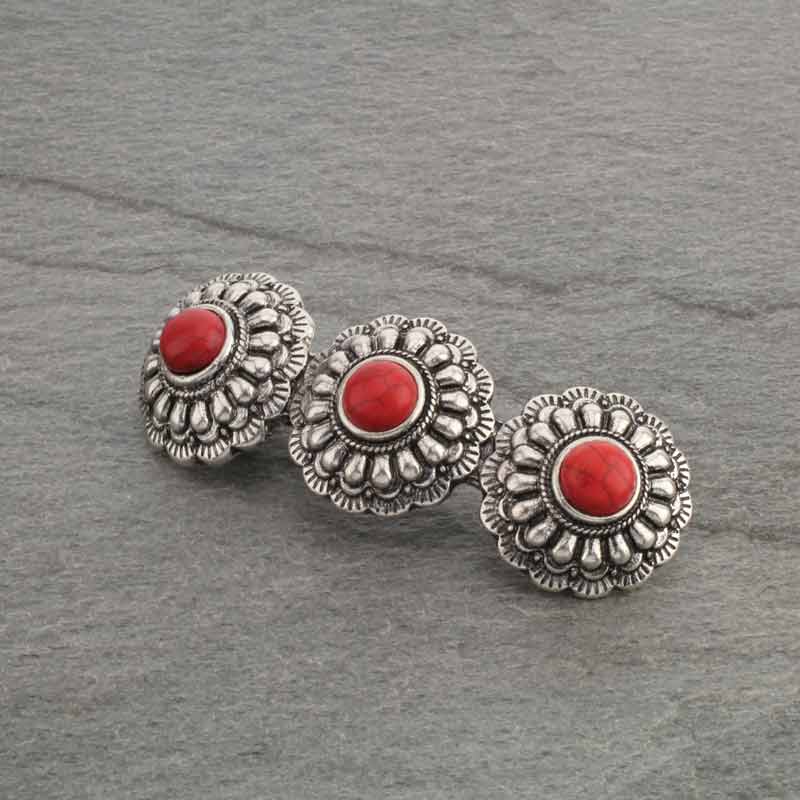 Western Turquoise Hair Clip Pin