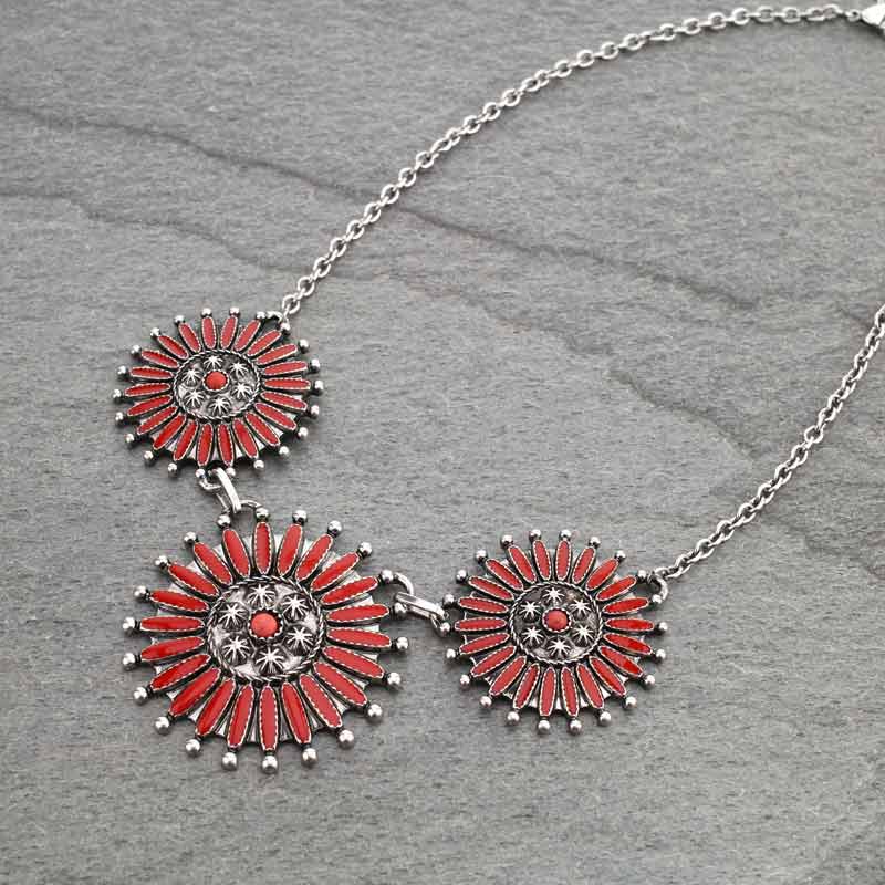 Western Concho Necklace