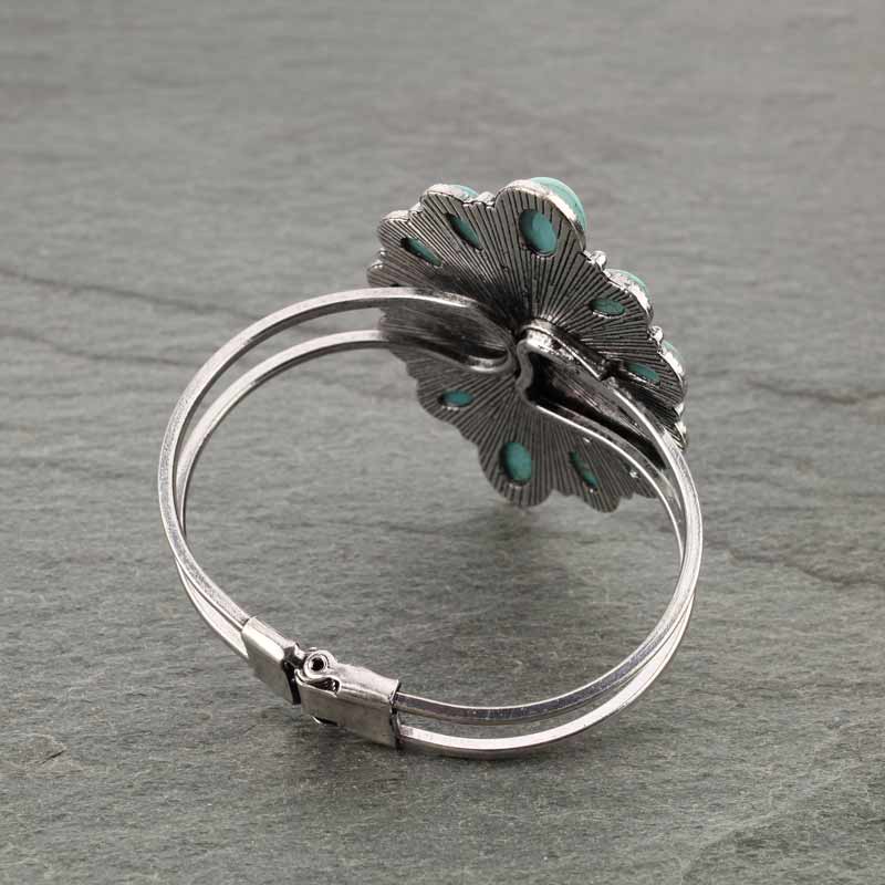 Western Style Stone Hinge Bracelet - Image 3