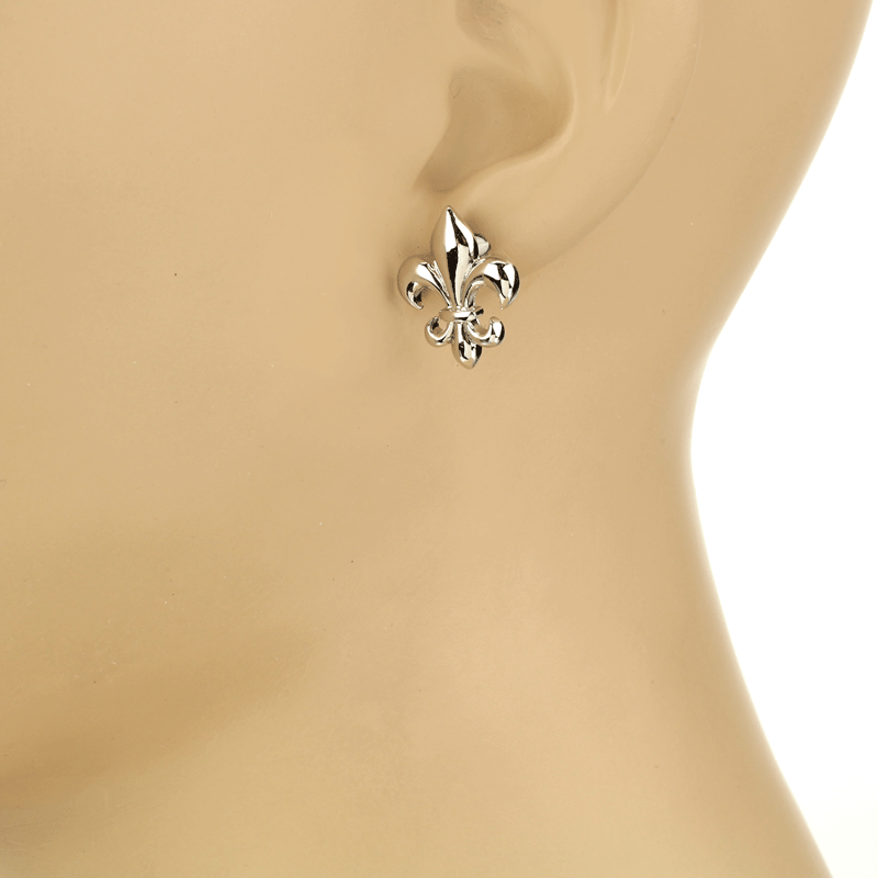 Fleur De Lis Earrings - Image 2
