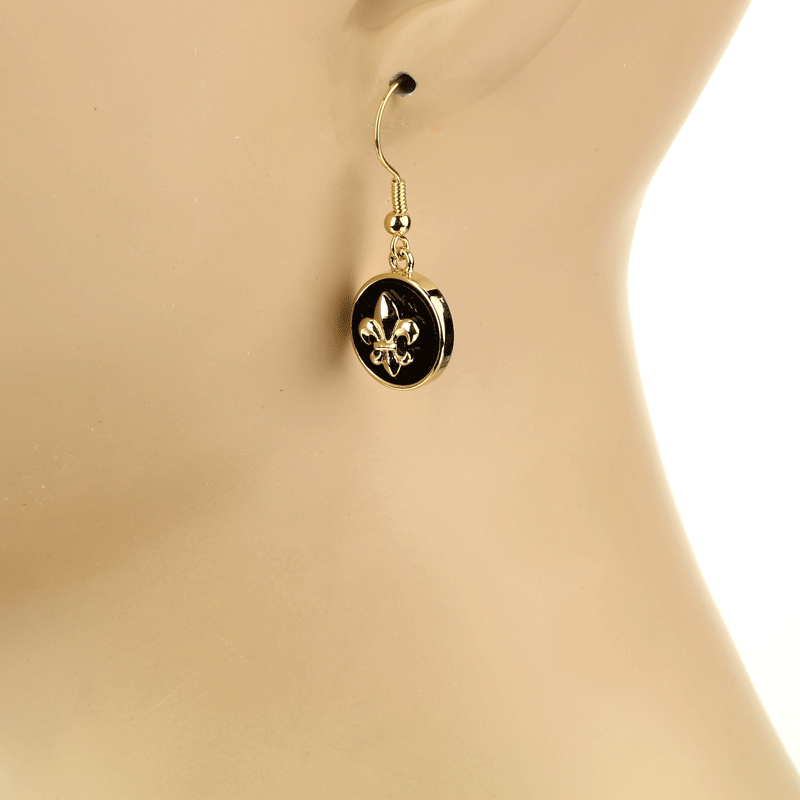 Fleur De Lis Earrings - Image 2