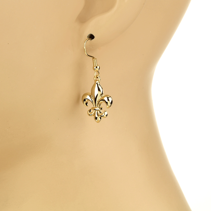 Fleur De Lis Earrings - Image 2