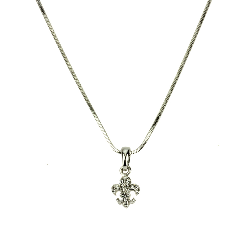 Fleur De Lis Pendant Necklace