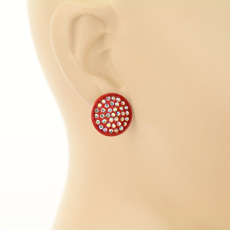 Circle Post Earrings - Image 2