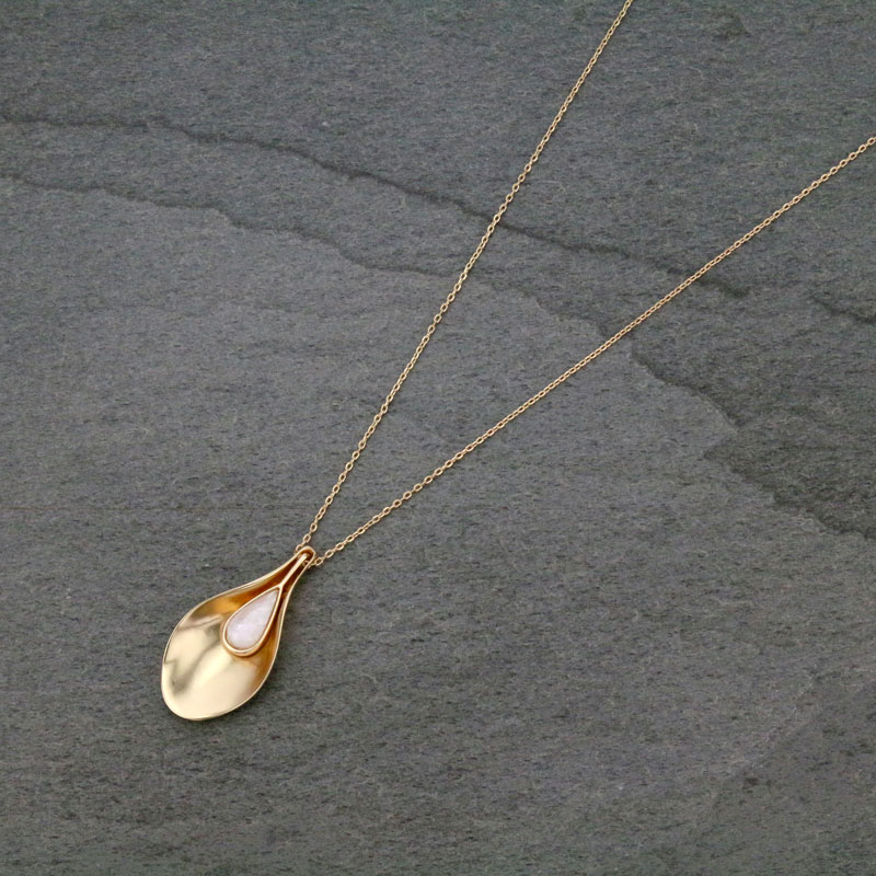 JJ Mother of Pearl Long Necklace