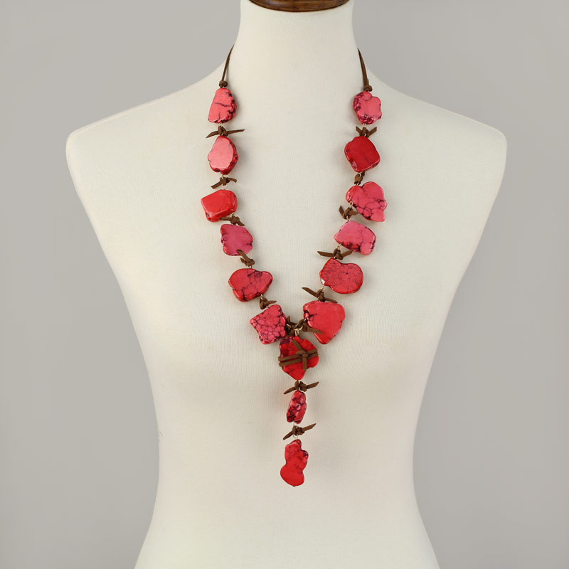 Western Natural Stone Necklace - Image 2