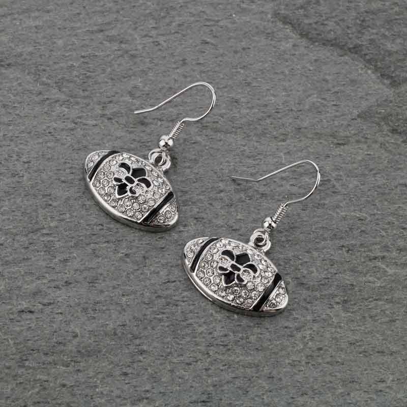 Fluer de Lis Fish hook Earrings