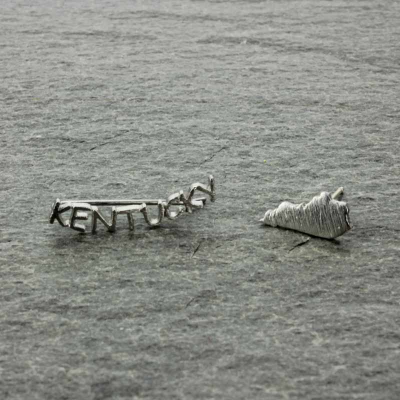 KENTUCKY State Map Ear Crawler Earrings