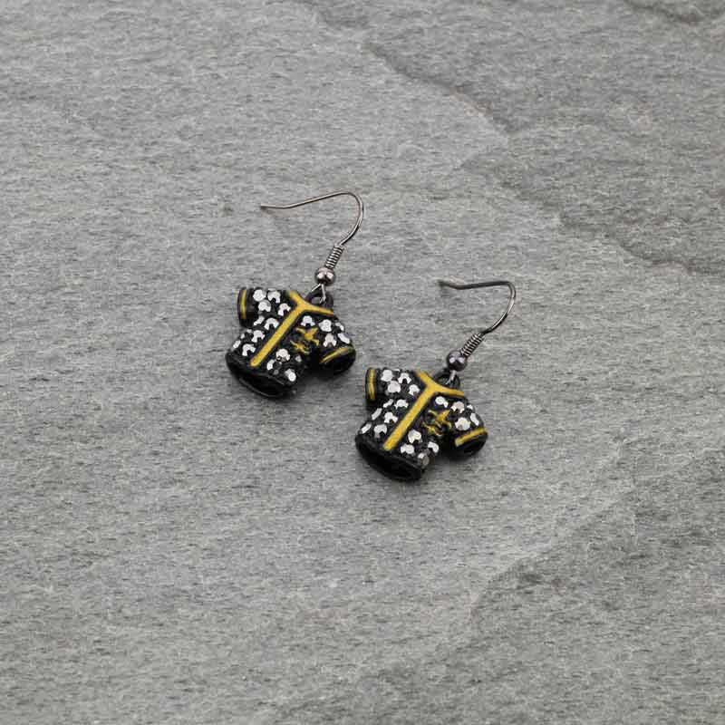 Fleur De Lis "Football Shirts" Earrings