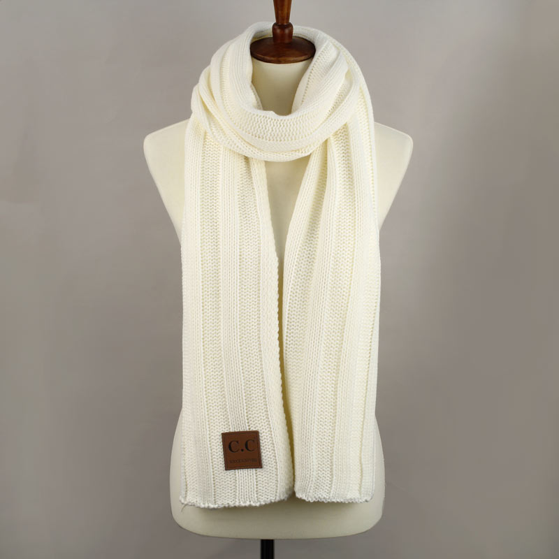 C.C Wide Ribbed Knit Oblong