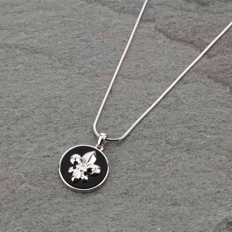 Fleur De Lis Pendant Necklace