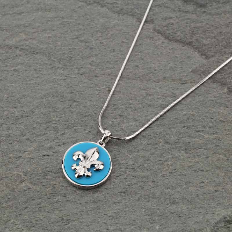 Fleur De Lis Pendant Necklace