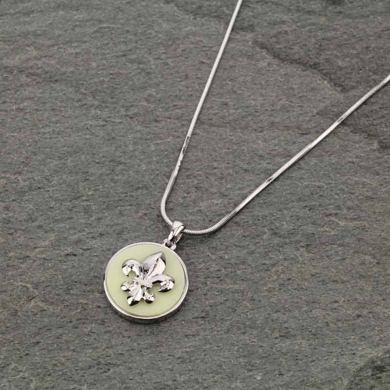 Fleur De Lis Pendant Necklace