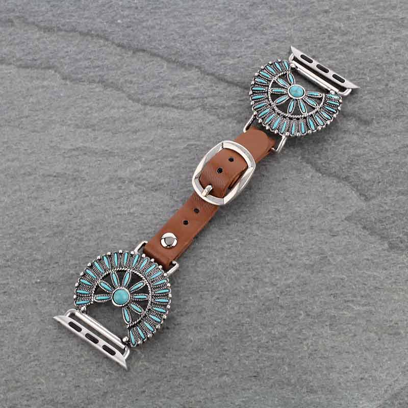 Western Style Apple Watch Leather Band