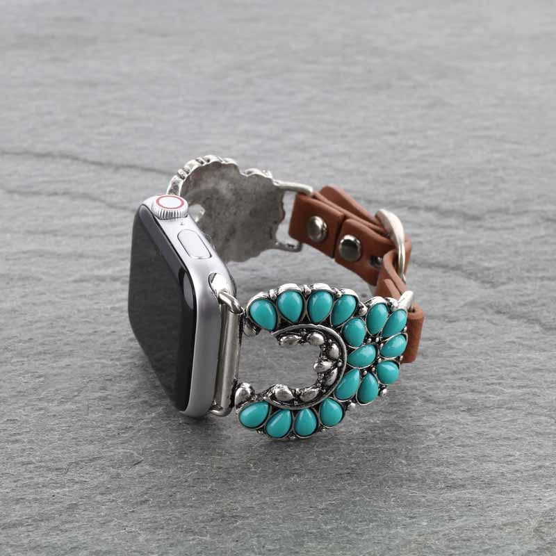 Western Squash Blossom Apple Watch Band - Image 4