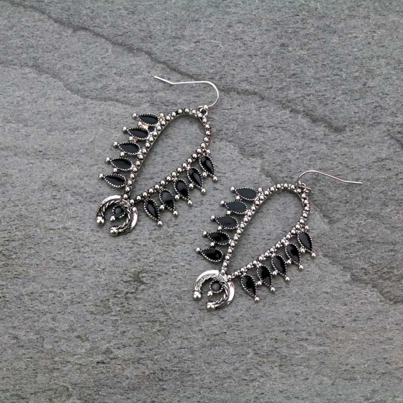 Squash Blossom Casting Fish Hook Earrings