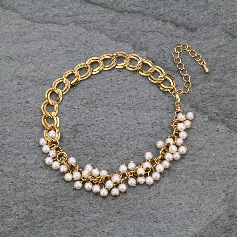 Fashion Chain w/ Pearl Anklet
